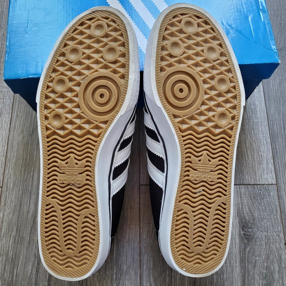 SOLD Adidas Adi-Ease Skate Shoes Black/White Men 9 - Picture 8 of 12